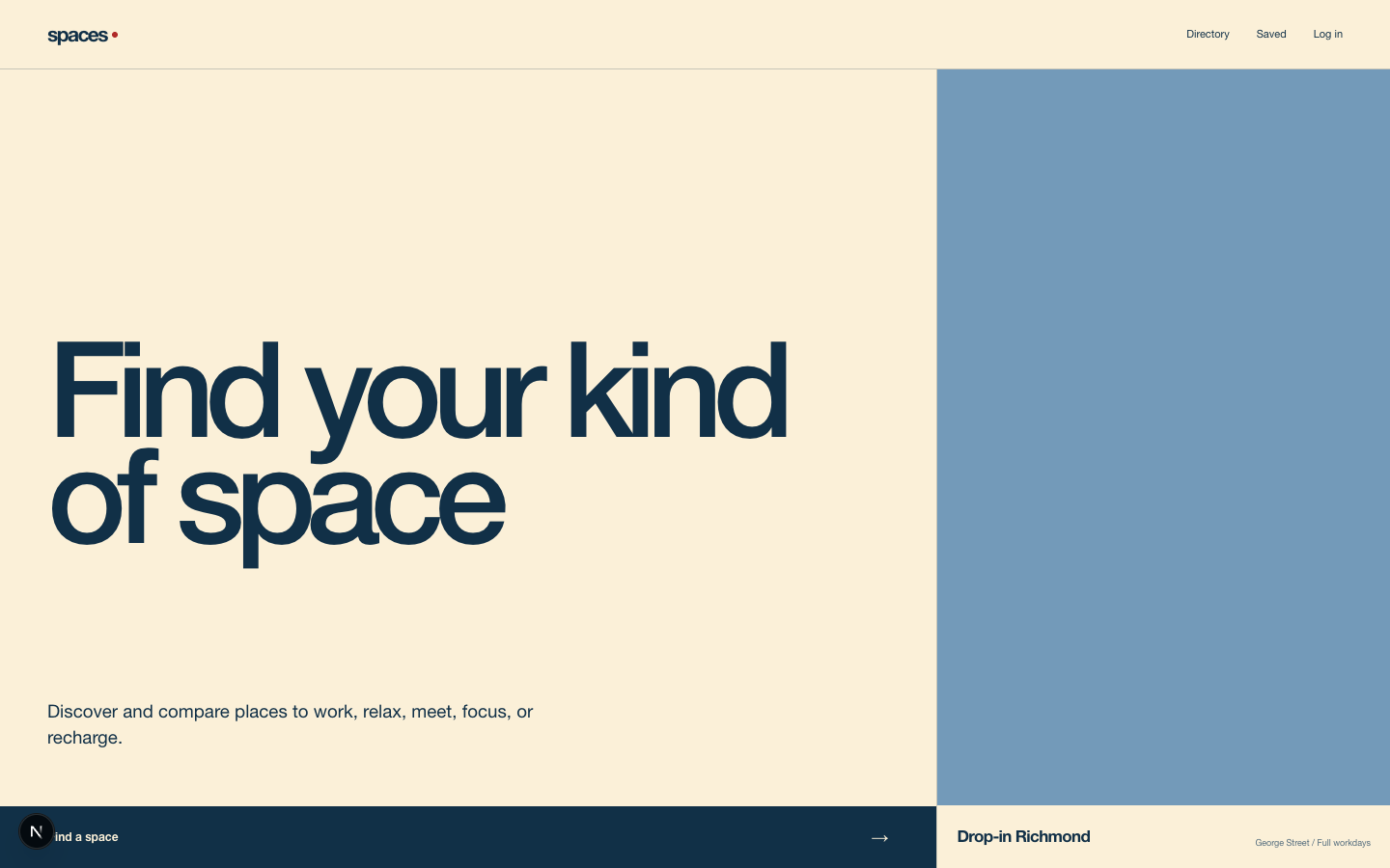 Home on a desktop viewport